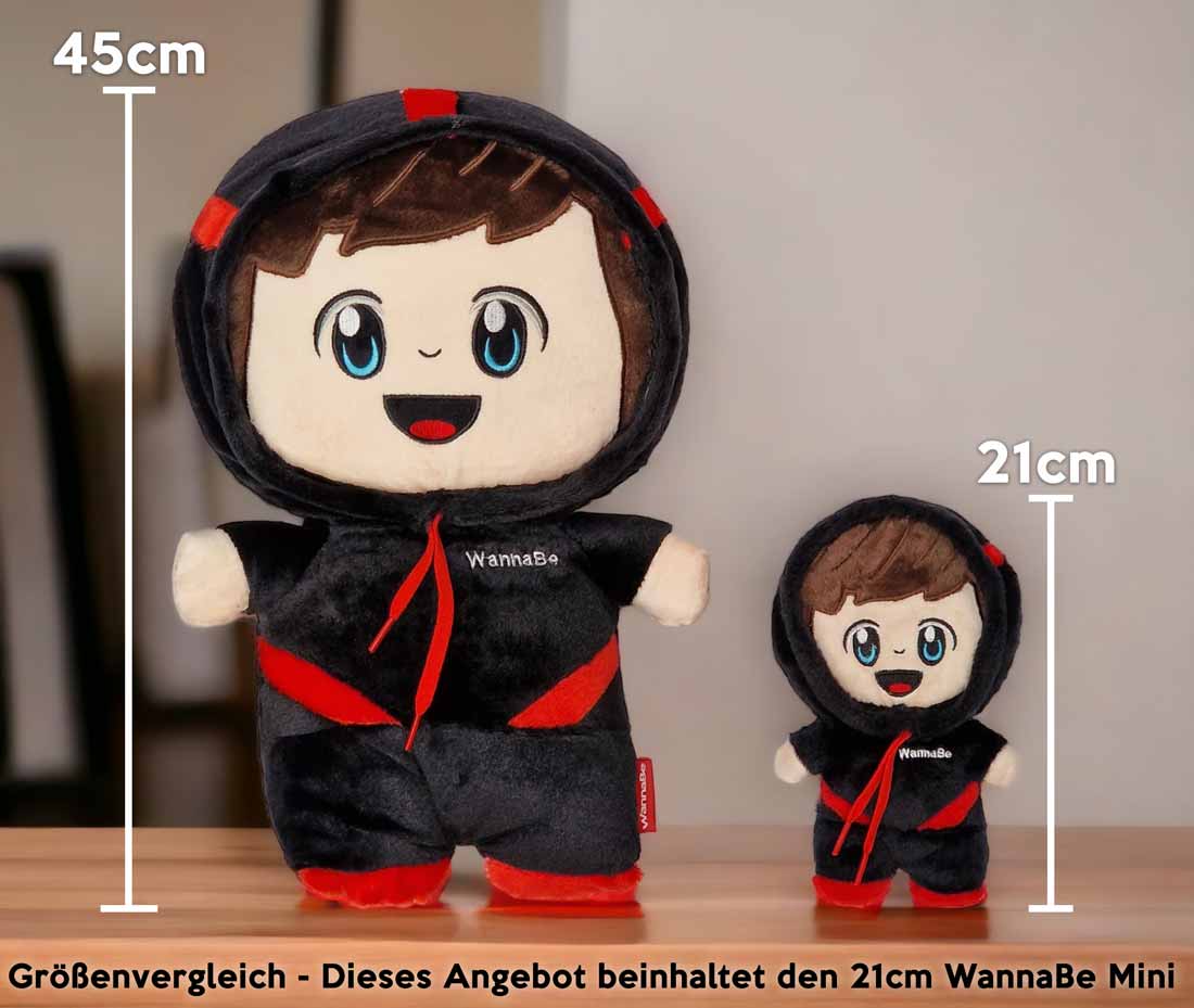 WannaBe Mini Plsch Figur Kissen Shop