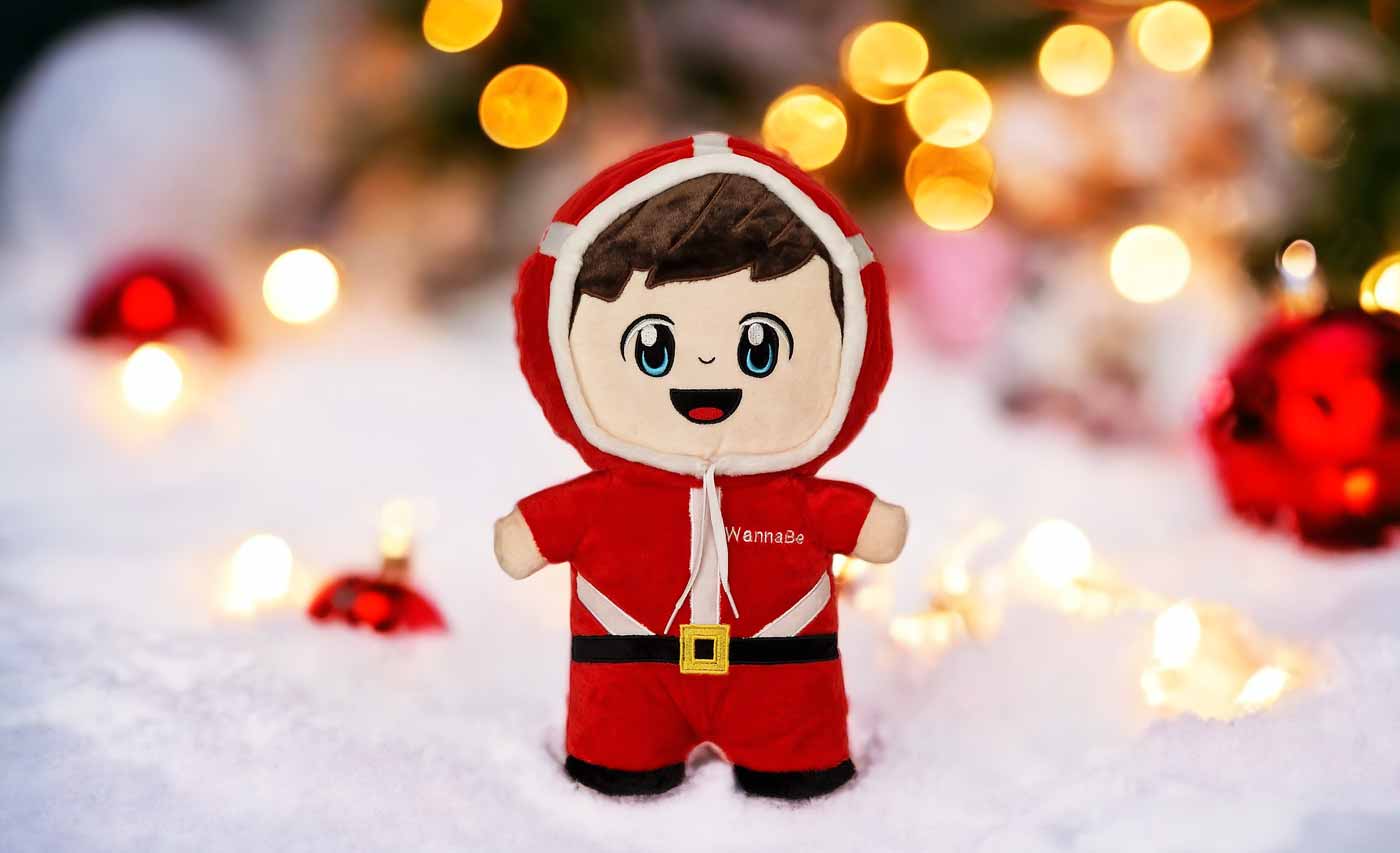 Xmas WannaBe Plsch Figur Kissen Shop